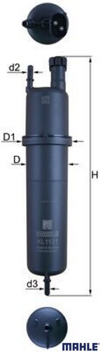 Mahle kl1131 kraftstofffilter - mahle,