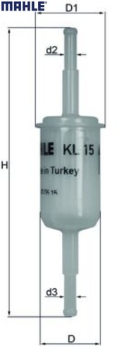 Mahle kl15of kraftstofffilter - mahle,