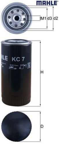Mahle kc7 kraftstofffilter - mahle,