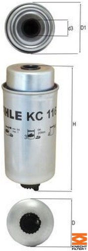 Knecht kc116 kraftstofffilter - knecht,