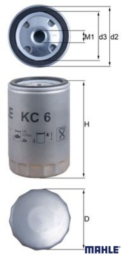 Mahle kc6 kraftstofffilter - mahle,