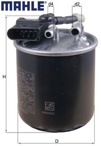 Mahle kl913 kraftstofffilter - mahle,